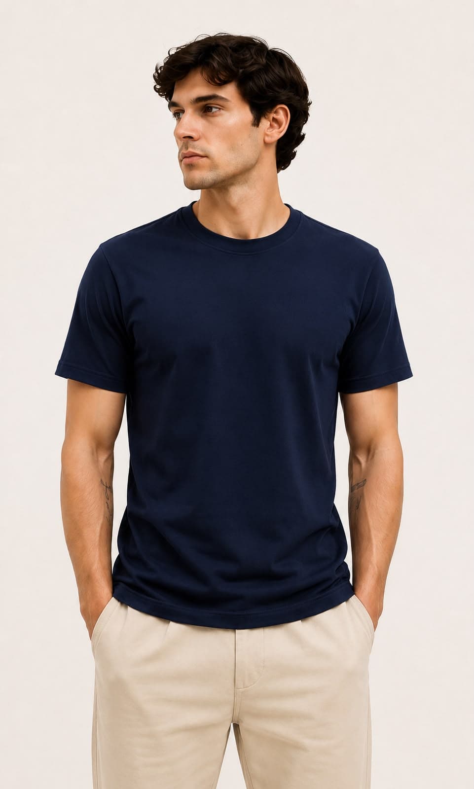 Camisa Essencial — Azul Marinho